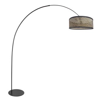 Steinhauer Curve lámpara de arco de pie E27 moderna para salón y comedor
