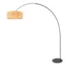 Steinhauer Curve lámpara de arco de pie E27 moderna 210 cm para salón y lectura