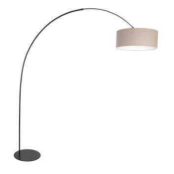 Steinhauer Curve lámpara de pie arco, lámpara arco, estilo moderno, 210 cm, para salón