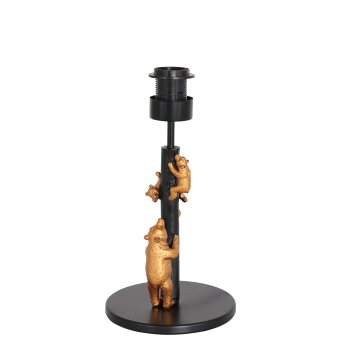 Steinhauer Animaux lámpara de mesa con motivo de osos, E27, con interruptor