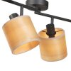 Steinhauer Bambus lámpara de techo, plafón de techo de 4 luces orientable moderno