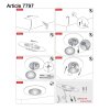 Steinhauer Lido plafón de techo LED redondo moderno 42 cm 2200 lm 2700 K