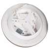 Steinhauer Plafón LED Flady moderno, redondo y plano, regulable, 2700 Kelvin blanco cálido