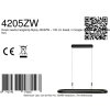Steinhauer Mykty lámpara colgante para comedor LED 2 luces, ovalada, regulable, 120 cm