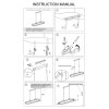 Steinhauer Mykty lámpara colgante para comedor LED 2 luces, ovalada, regulable, 120 cm