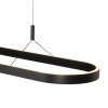 Steinhauer Mykty lámpara colgante para comedor LED 2 luces, ovalada, regulable, 120 cm