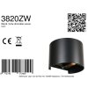 Steinhauer Logan aplique LED de pared interior semicircular 2 luces, moderno para salón