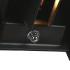 Steinhauer Logan aplique LED de pared interior semicircular 2 luces, moderno para salón
