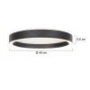 Steinhauer Ringlux plafón LED redondo de superficie 30 Watt 2700 Kelvin 3600 Lumen