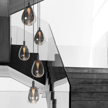 Steinhauer Glimsy lámpara de techo LED de 5 luces moderna para comedor y salón