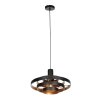 Steinhauer Cirque lámpara colgante E27 redonda ajustable, largo 50 cm, Ø 50 cm
