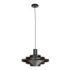 Steinhauer Cirque lámpara colgante E27 redonda ajustable, largo 50 cm, Ø 50 cm