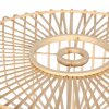 Steinhauer Lámpara colgante Sparkled Light, jaula de madera marrón, regulable en altura