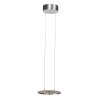 Steinhauer Lámpara colgante redonda Soleil, doble aro, LED 2700 Kelvin ajustable, largo 32 cm