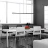 Steinhauer Bande LED lámpara colgante lineal de 3 luces para comedor y salón 3 cm