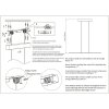 Steinhauer Bande LED lámpara colgante lineal de 3 luces para comedor y salón 3 cm