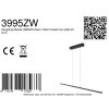 Steinhauer Bande LED lámpara colgante lineal de 3 luces para comedor y salón 3 cm