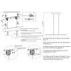 Steinhauer Bande LED lámpara colgante lineal de 3 luces para comedor y salón 3 cm