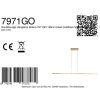 Steinhauer Zelena lámpara colgante LED lineal de 3 luces para isla de cocina