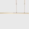 Steinhauer Zelena lámpara colgante LED lineal de 3 luces para isla de cocina