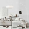 Steinhauer Sparkled Light lámpara de pie tipo arco moderna y ajustable para salón y dormitorio
