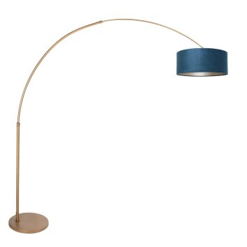 Steinhauer Sparkled Light lámpara de arco de pie ajustable con pantalla cilíndrica