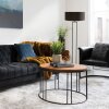 Steinhauer Stang lámpara de pie con mesa auxiliar, 160 cm, interruptor, E27