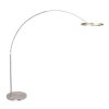 Steinhauer Ringlux lámpara de pie arco LED, lámpara de pie arco moderna, 2 luces