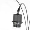 Steinhauer Sparkled Light lámpara de pie arco moderna regulable de 3 luces E27