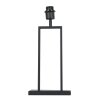 Steinhauer Lámpara de mesa Stang, armazón rectangular abierto, regulable, pantalla plata