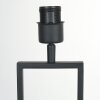 Steinhauer Stang lámpara de sobremesa clásica angular con pantalla cilíndrica E27