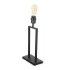 Steinhauer Stang lámpara de sobremesa clásica angular con pantalla cilíndrica E27