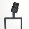 Steinhauer Stang lámpara de sobremesa clásica angular con pantalla cilíndrica E27