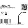 Steinhauer Ringlux lámpara de escritorio LED orientable, lámpara de lectura de 2 luces