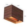 Steinhauer Muro aplique de pared angular moderno para salón 2700 K 300 lm 3 W