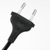 Steinhauer Sparkled Light lámpara de pie arco regulable E27 con pantalla calada