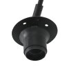 Steinhauer Sparkled Light lámpara de pie arco regulable E27 con pantalla calada