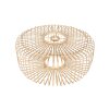 Steinhauer Sparkled Light lámpara de pie arco regulable E27 con pantalla calada