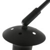Steinhauer Sparkled Light lámpara de pie arco regulable E27 con pantalla calada