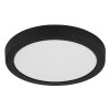 Globo Luno plafón LED redondo de techo 29 cm 24W 2640 lm 3000K para salón y pasillo