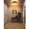 Globo Fletcher LED lámpara de techo aro ovalado moderno para salón y pasillo
