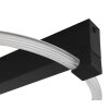 Globo Fletcher LED lámpara de techo aro ovalado moderno para salón y pasillo