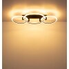 Globo Fletcher plafón LED de 3 aros moderno 3000K 4700 lm 40W para salón y comedor