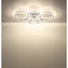 Globo Salinas plafón LED redondo de techo moderno de aros 5400 lm 2700-6000 K 48 W