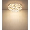 Globo Lidia plafón de techo LED de doble aro, moderno para salón comedor