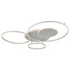 Globo Johnson lámpara de techo LED tipo plafón de 3 anillos con mando a distancia