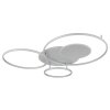 Globo Johnson lámpara de techo LED tipo plafón de 3 anillos con mando a distancia