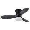 Globo Irwin ventilador de techo con luz LED, moderno, con mando a distancia
