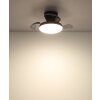 Globo Zavala plafón LED de techo redondo Ø 38 cm moderno con mando a distancia