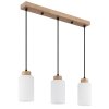 Globo Rowena lámpara colgante moderna 3 luces 60 cm para comedor y cocina